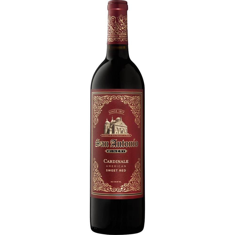 San Antonio Winery Cardinale American Sweet Red Wine, 2018 (750 ml)