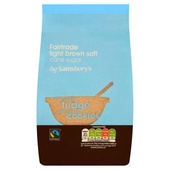 Sainsbury's Fairtrade Light Soft Brown Sugar 500g