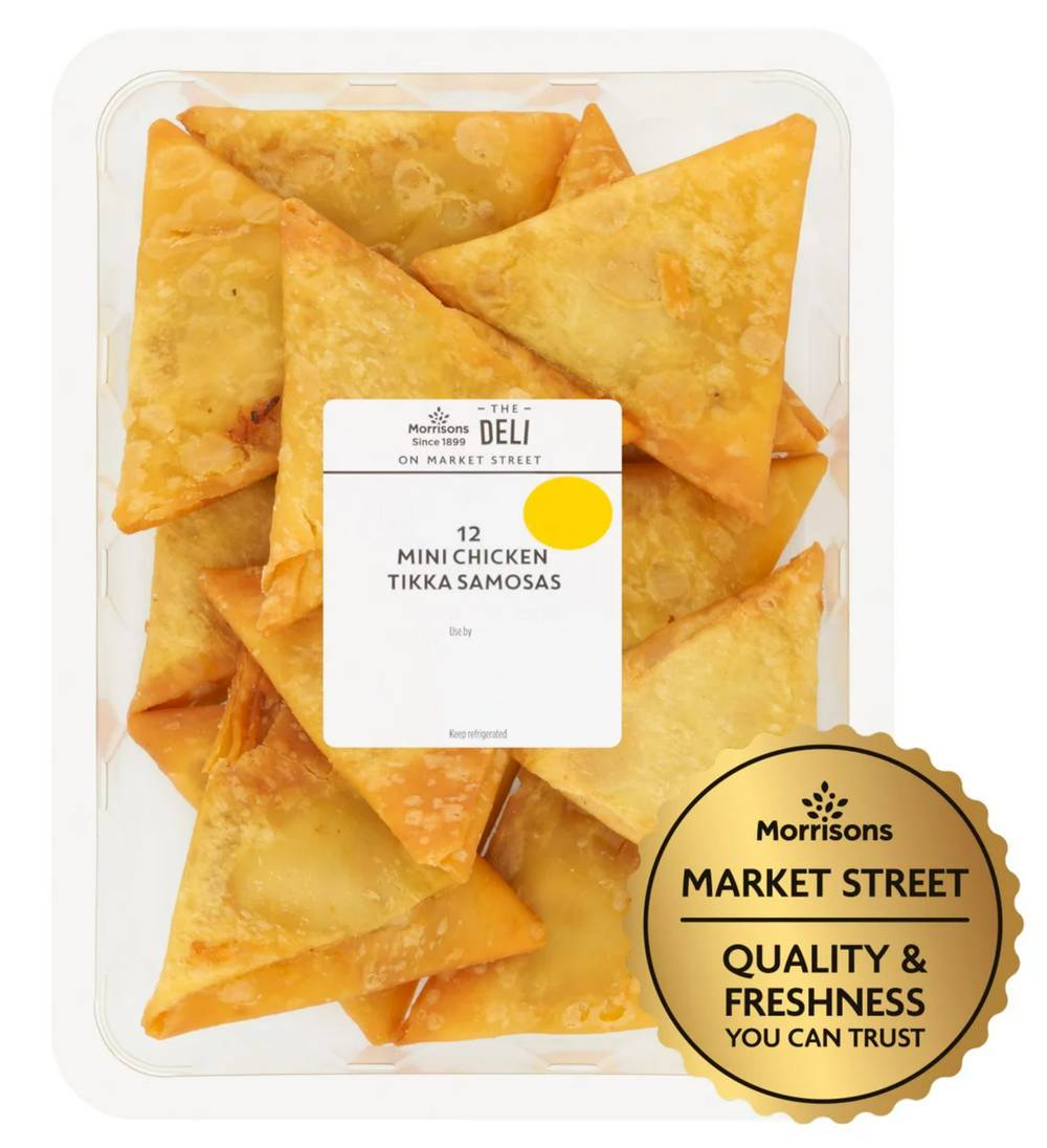 Morrisons 12 Mini Chicken Samosas
