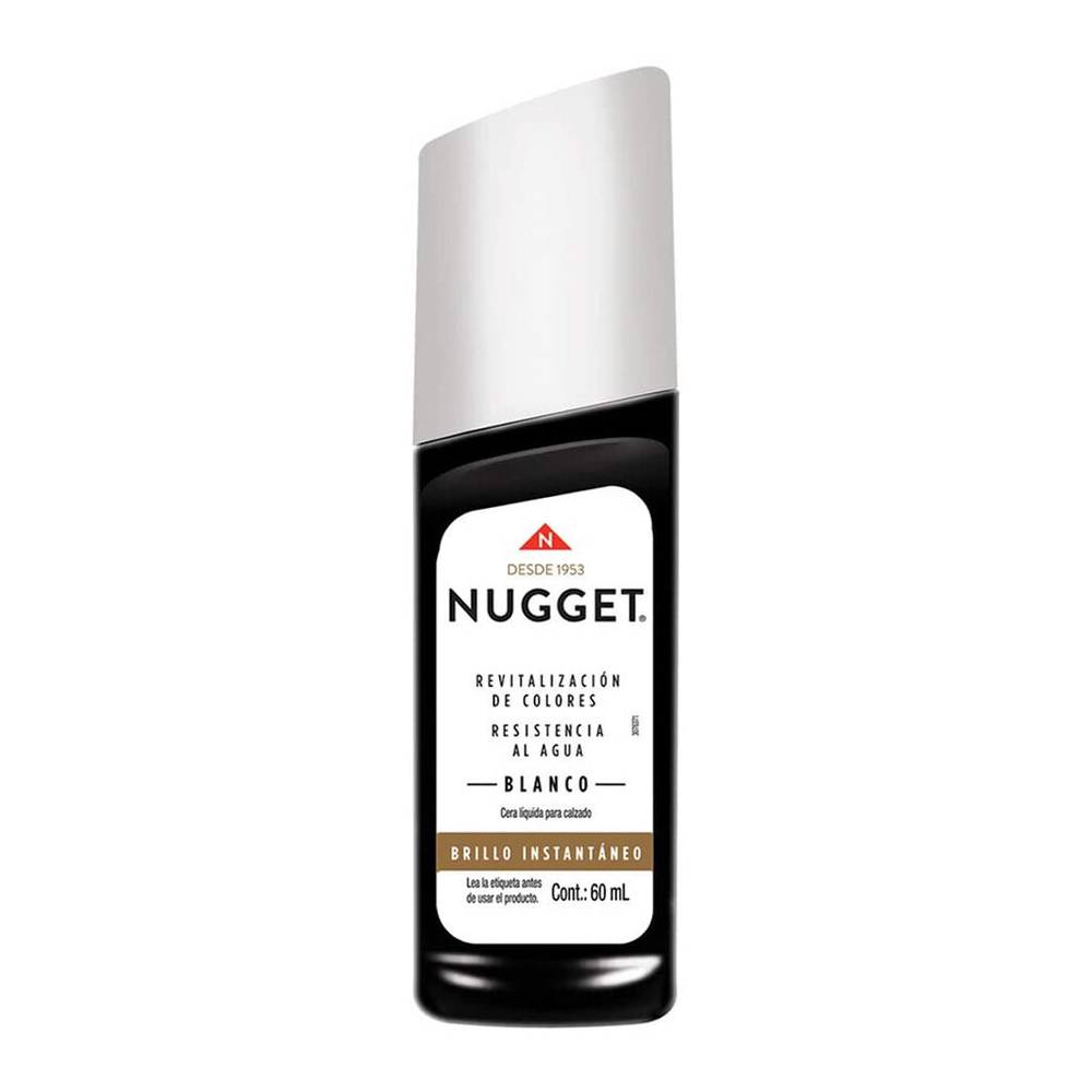 Nugget · Cera líquida para calzado, blanco (60 ml)