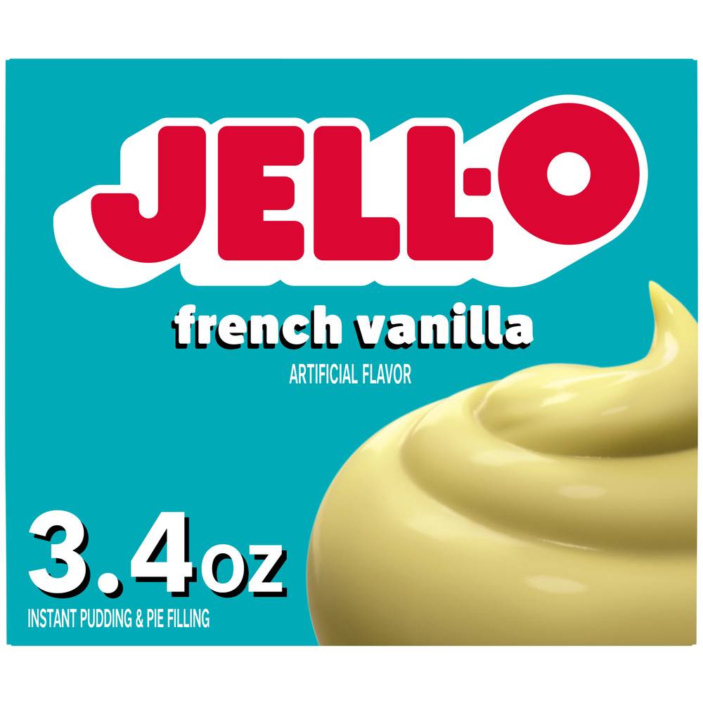 Jell-O French Vanilla Flavor Instant Pudding & Pie Filling Mix (3.4 oz)