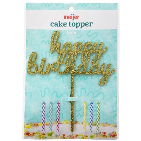 Meijer Party Birthday Cake Topper (1ct)