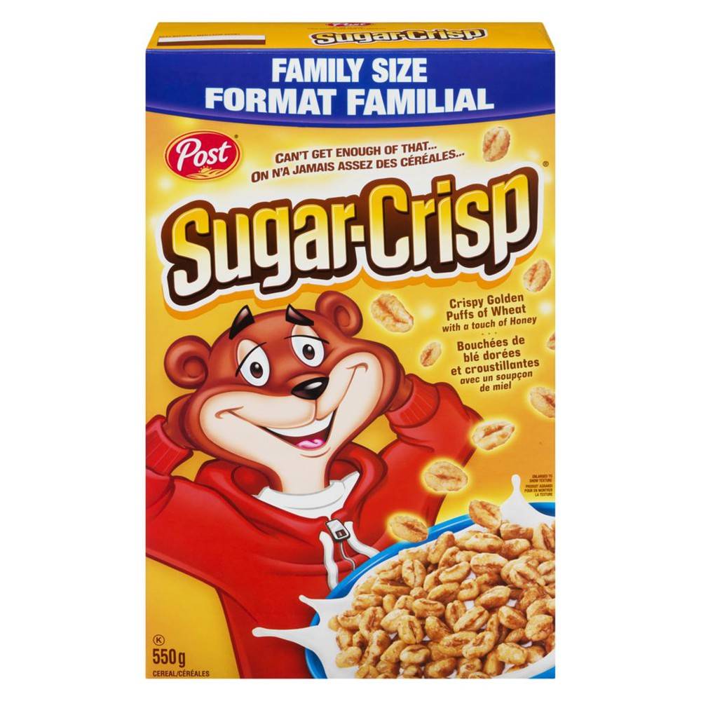 Post Sugar Crisp Family Size (550 g)