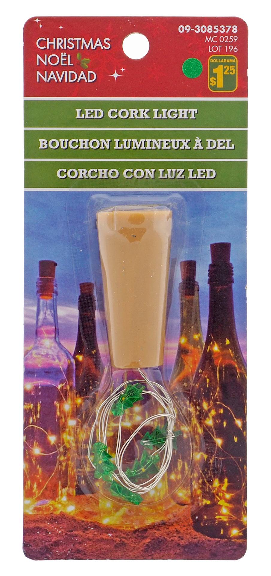 Christmas Cork Led Light