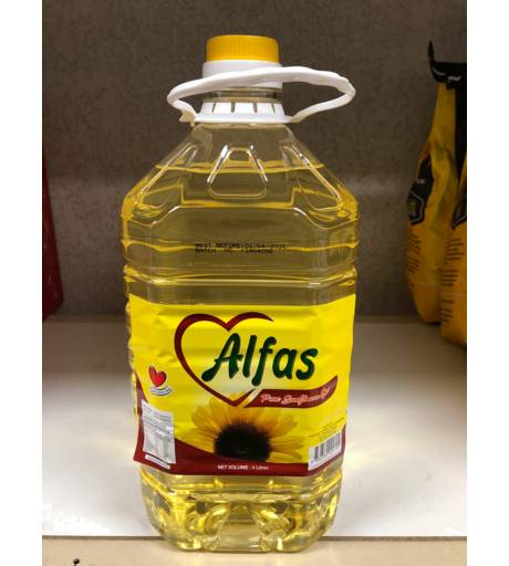 Alfas Pure Sunflower Oil 4L