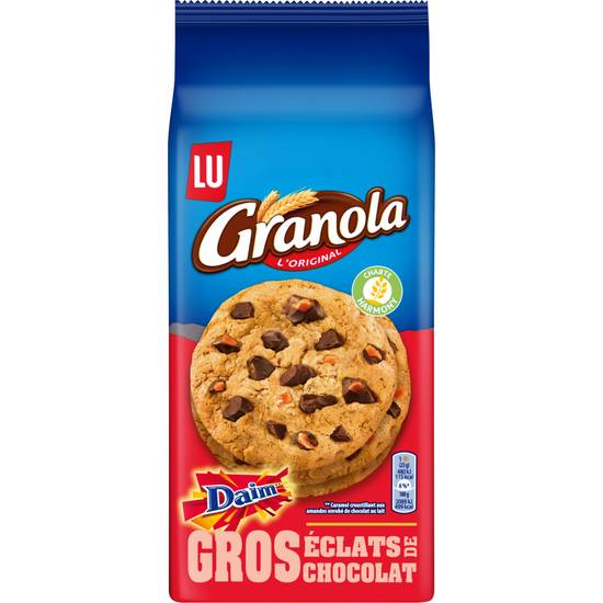 Lu - Granola cookies aux gros éclats de chocolat et de daim