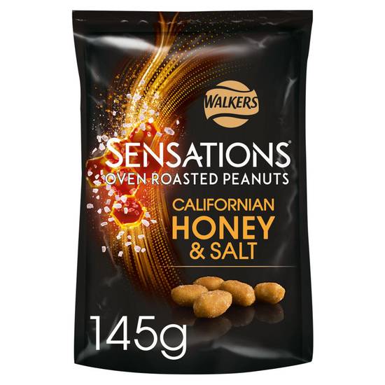 Walkers Sensations Honey & Salt Roasted Peanuts 145g