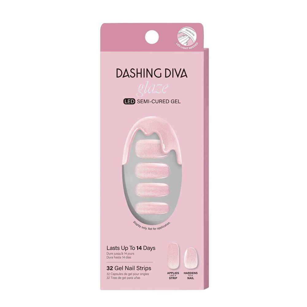 Dashing Diva Glaze Gel Art Studio False Nails, Ball