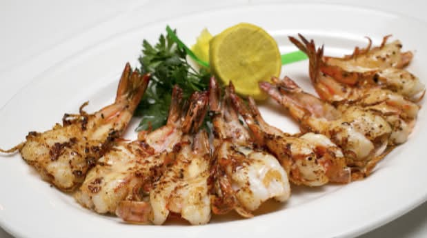 Griddled Garlic Shrimp