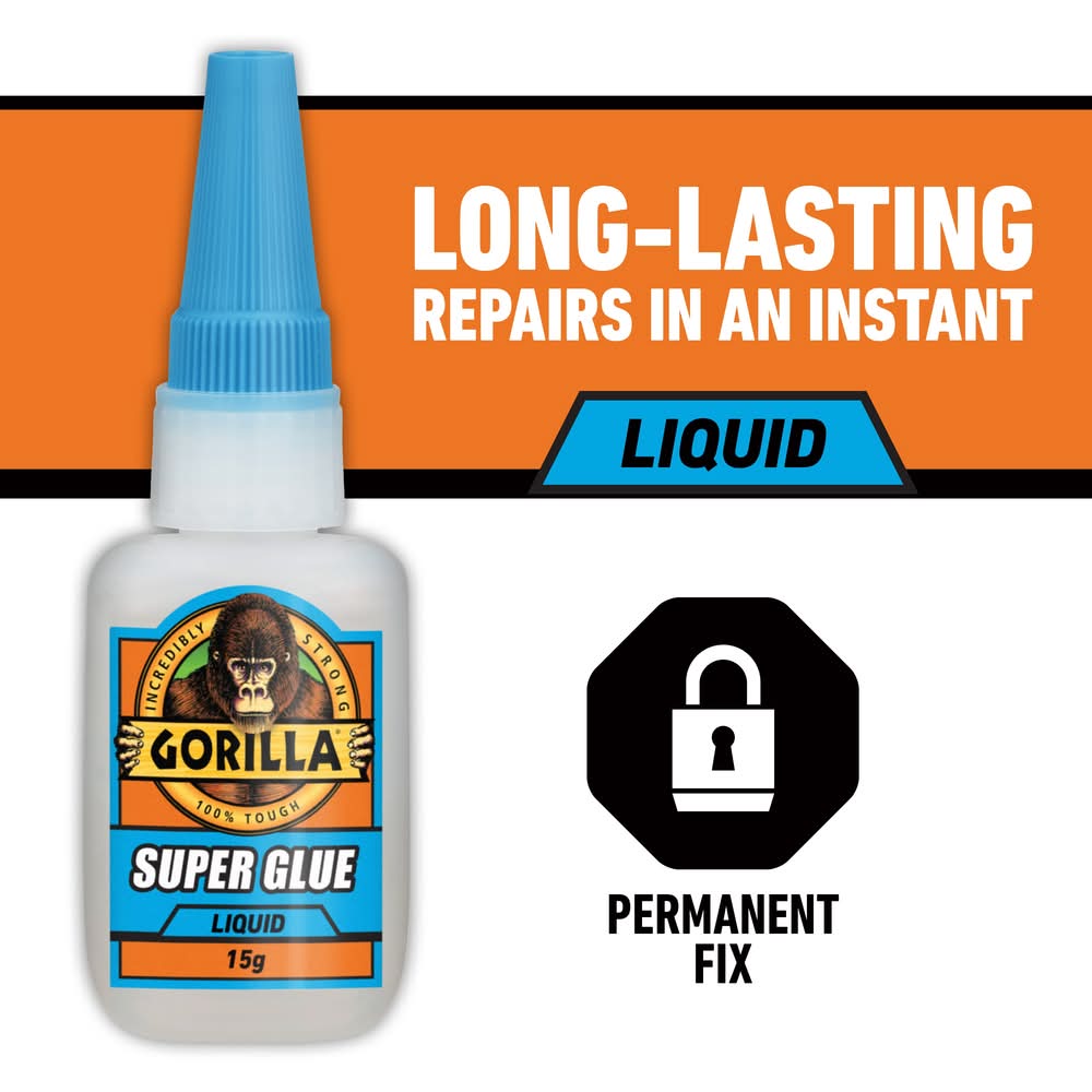 Gorilla 15-gram Liquid Super Glue