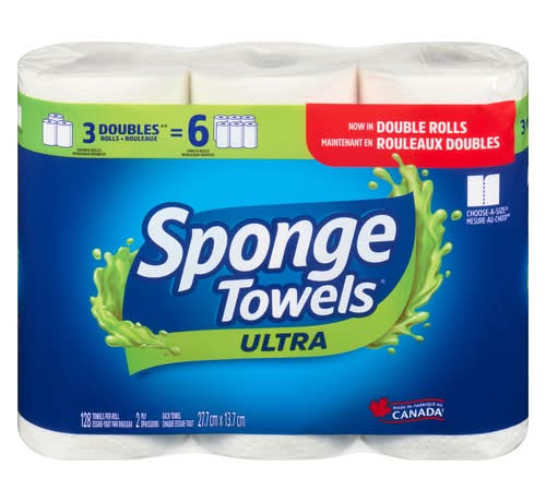 SpongeTowels Ultra Paper Towel (3 ct)