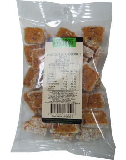 The Market Grocer Apricot & Cocont Slice (250g)