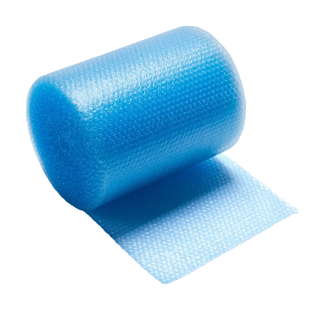 Wrap & Move 375mm x 25m Blue Light Duty Bubble Wrap