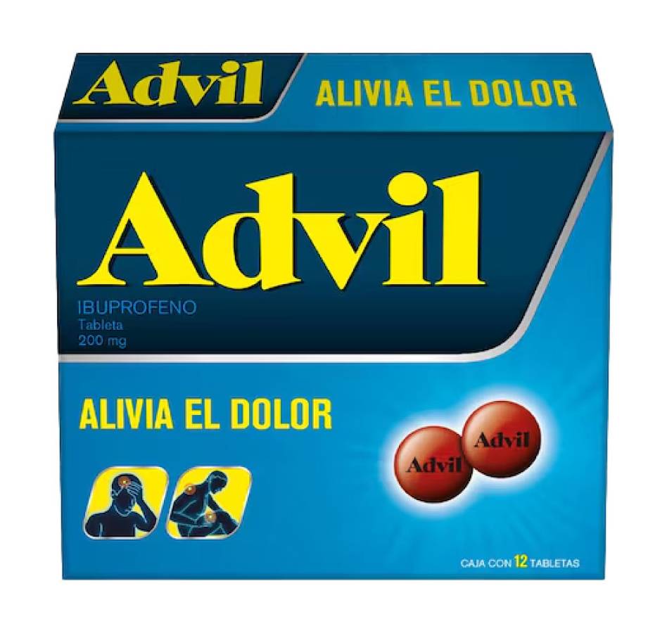 Advil · Ibuprofeno tabletas 200 mg (12 un)