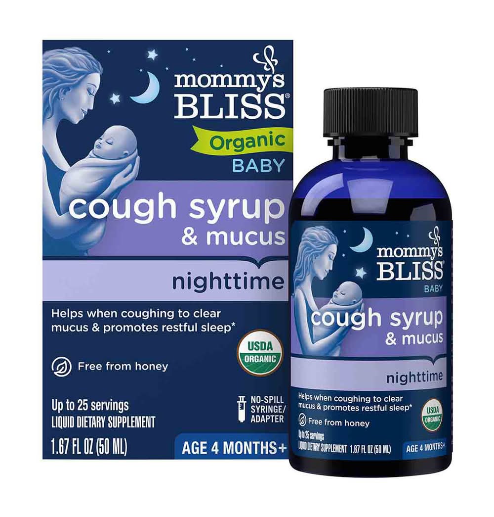 Mommy's Bliss Organic Baby Cough Syrup Night Time (1.67 fl oz)