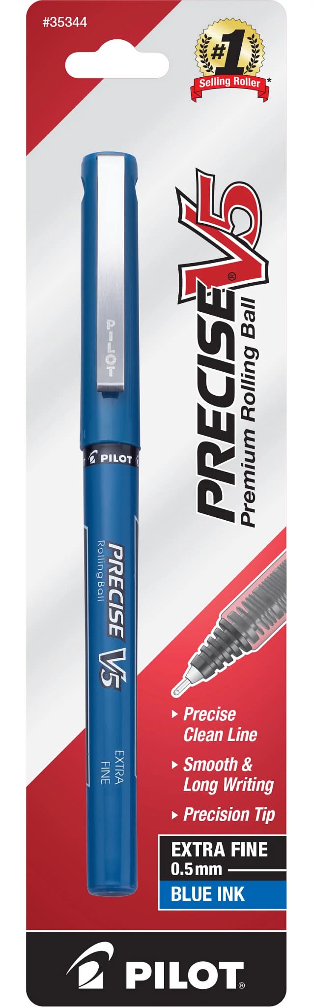 Pilot Precise V5 Blue Extra Fine 0.5 mm Rolling Ball (0.4 oz)