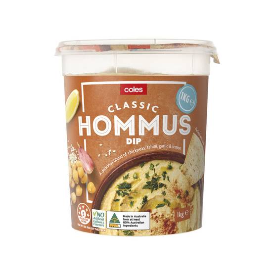 Coles Hommus Dip 1kg