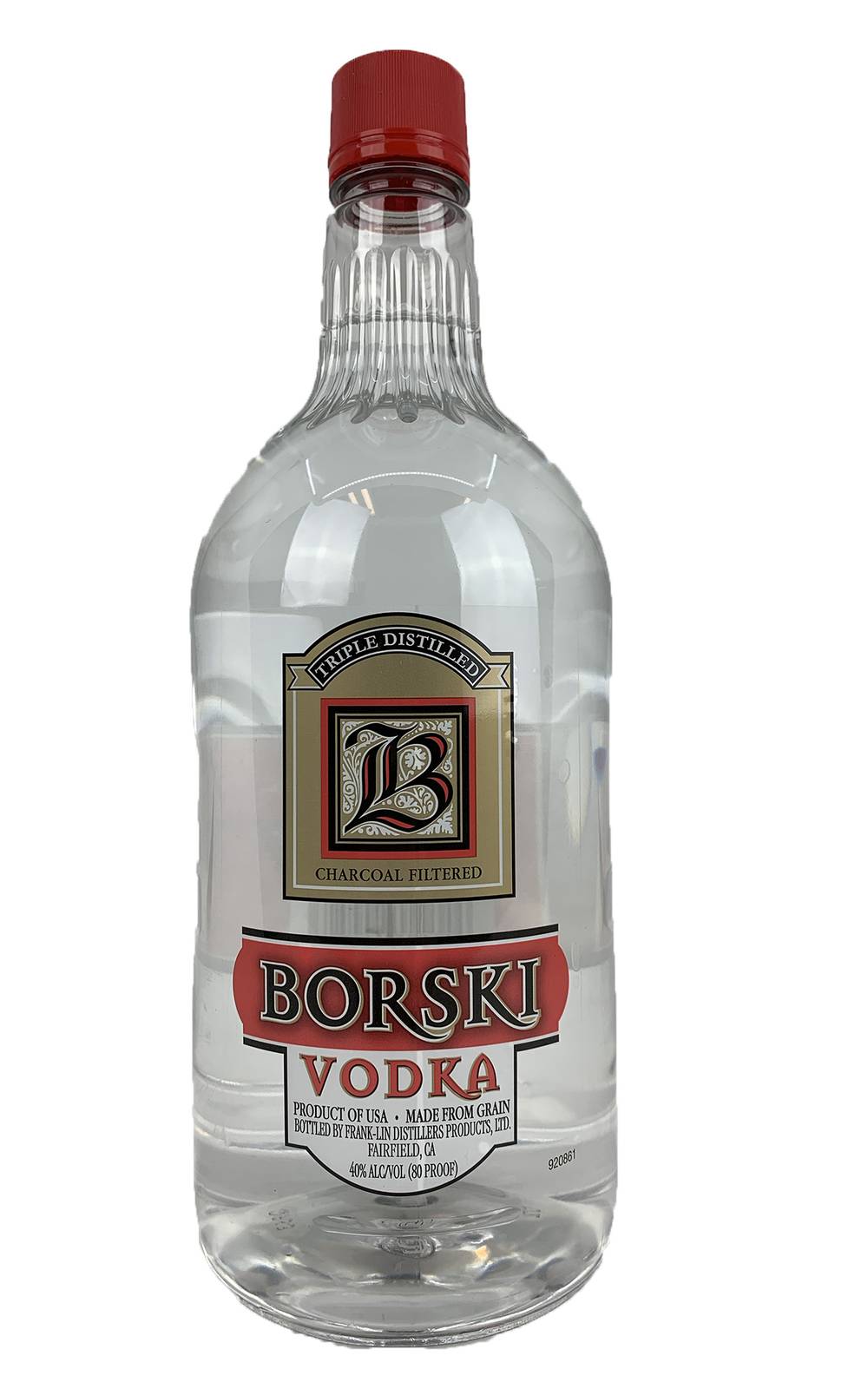 Borski Charcoal Filtered Vodka (1.75 L)