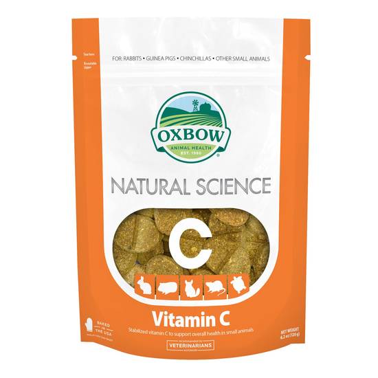 Oxbow Natural Science Vitamin C Small Pet Supplement (Color: Assorted)