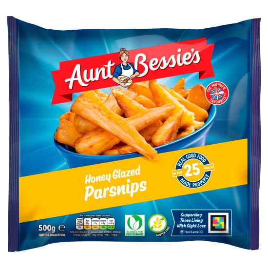 Aunt Bessie's Honey Glazed Parsnips (500g)