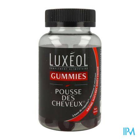 Luxeol Gummies Pousse Des Cheveux Gomme Avec Edulcorant 60 Cheveux & ongle - Compléments alimentaires