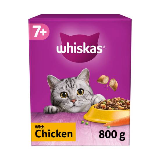 Whiskas 7+ with Delicious Chicken 800g