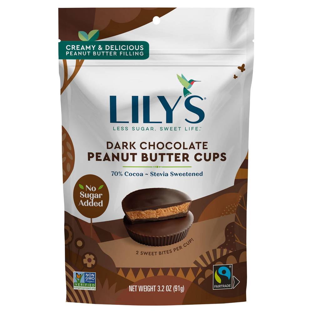 Lily's Dark Chocolate Peanut Butter Cups