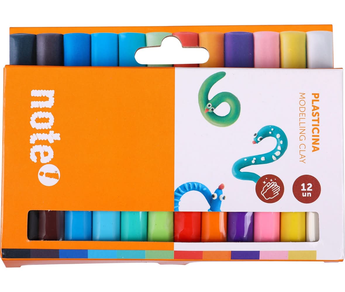 Plasticina com 12 Barras Note!