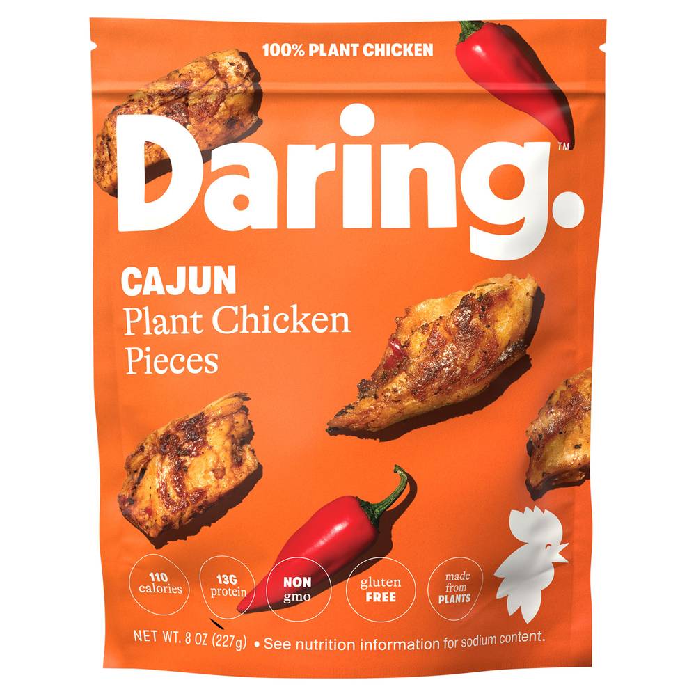 Daring 100% Plant Based Cajun Chicken Pieces (8 oz)