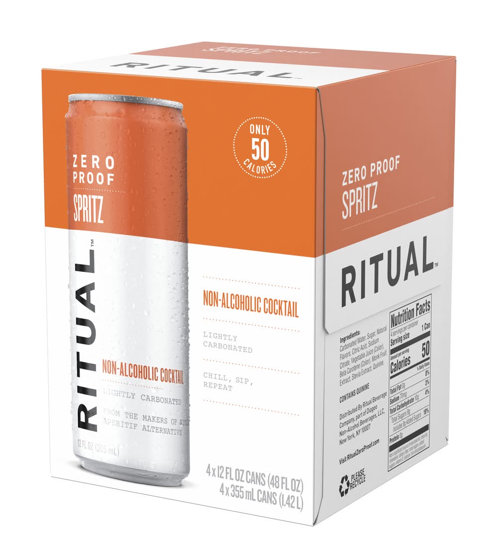 Ritual Zero Proof Non Alcoholic Spritz (4 x 12 ml)