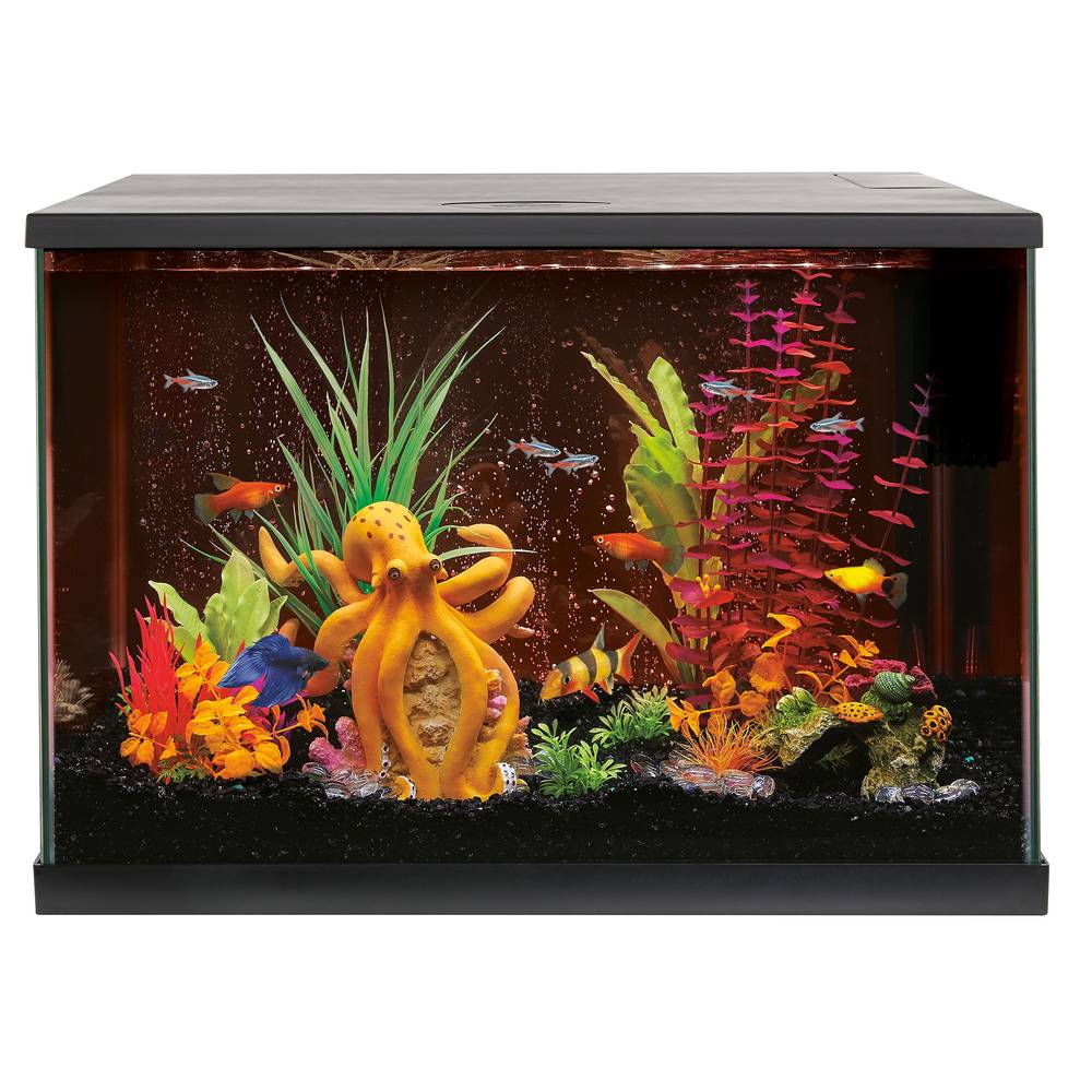 Top Fin® LED Bubble Wall Aquarium Kit (Size: 20 Gal)