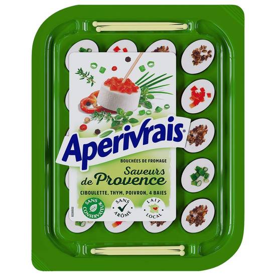 Fromages apéritifs saveurs provençales Aperivrais 100g