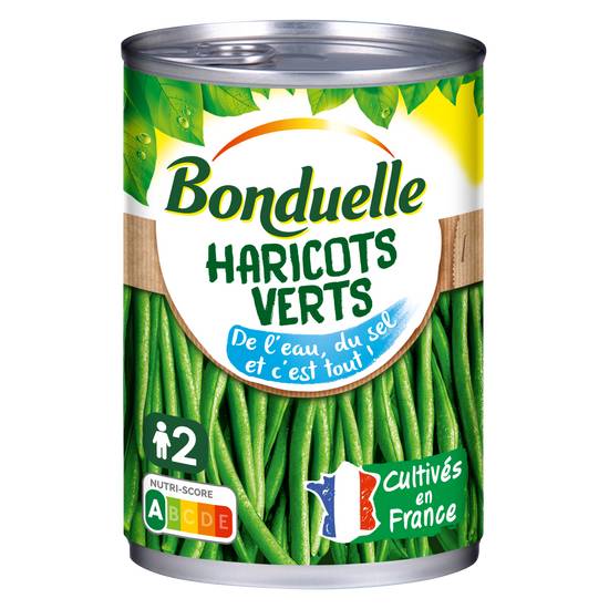 Bonduelle - Haricots verts extra fins  cuits vapeur