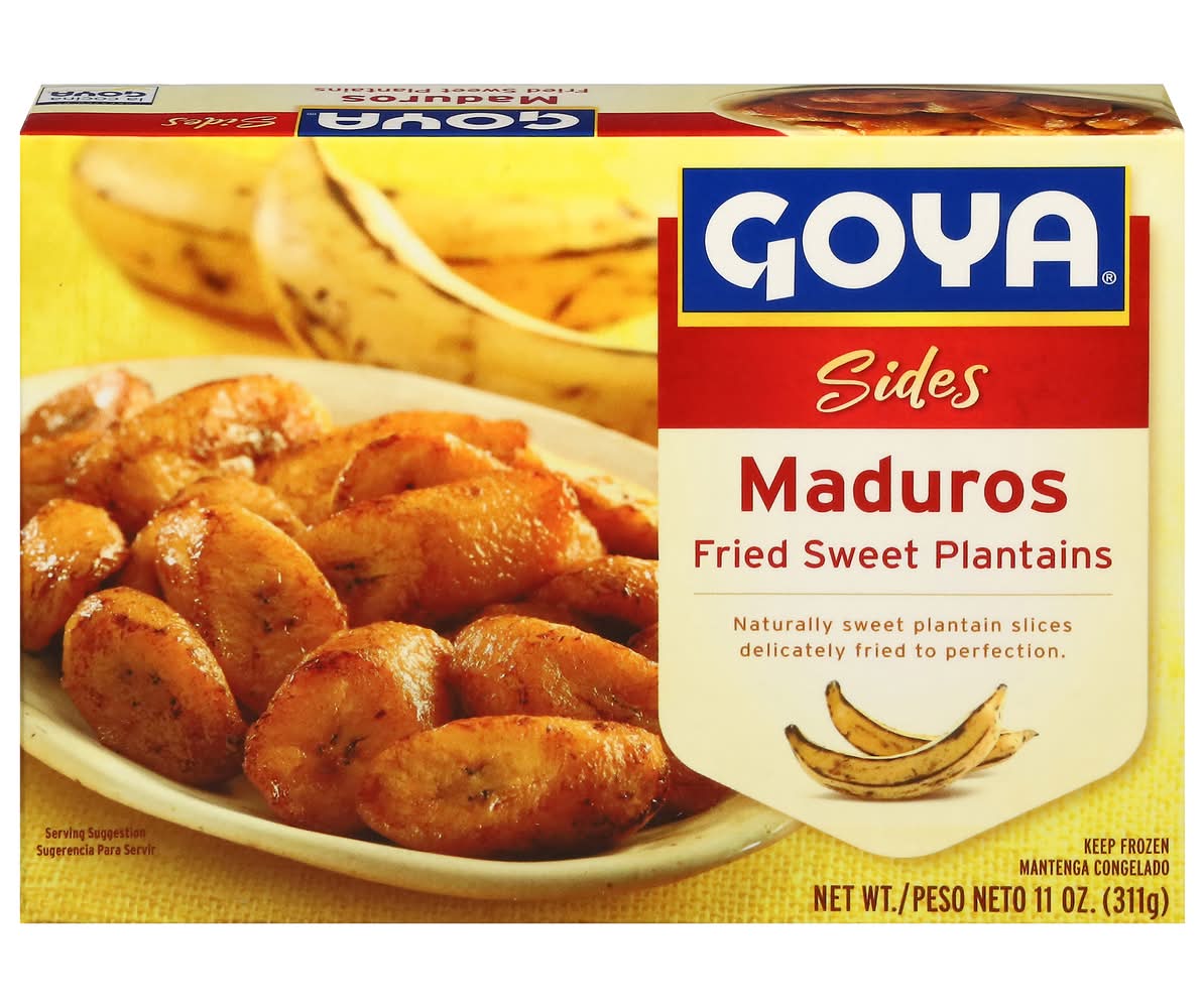 Goya Frozen Maduros Fried Sweet Ripe Plantains (11 oz)