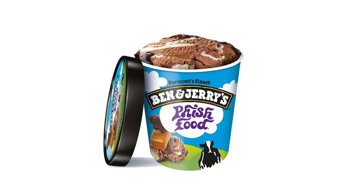 Ben and Jerrys Phish Food Pint