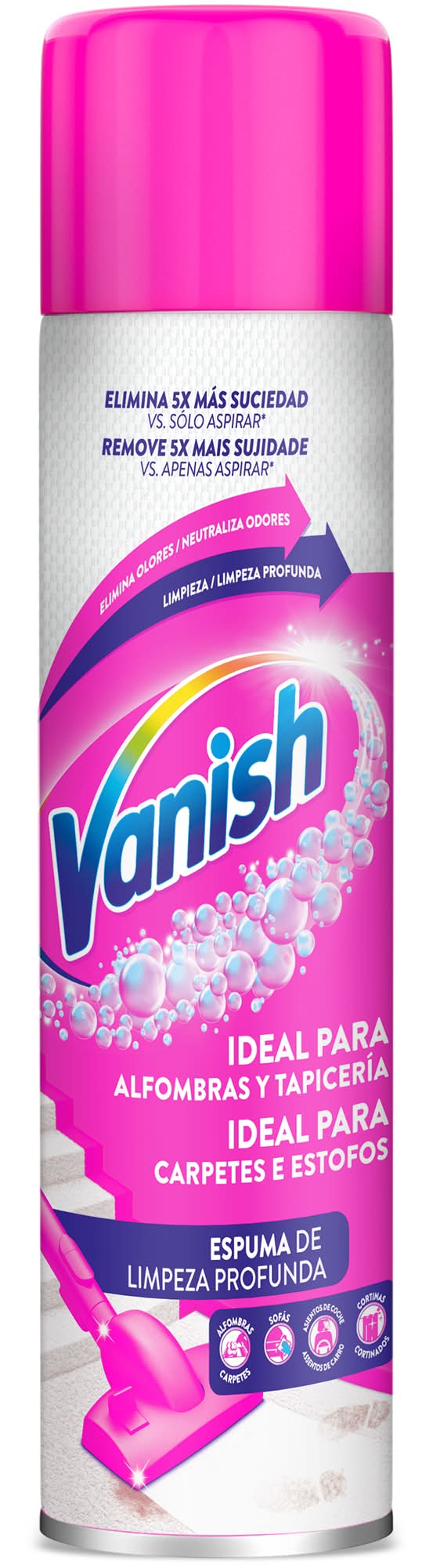 Quitamanchas pretratante alfombras y tapicerías · Vanish