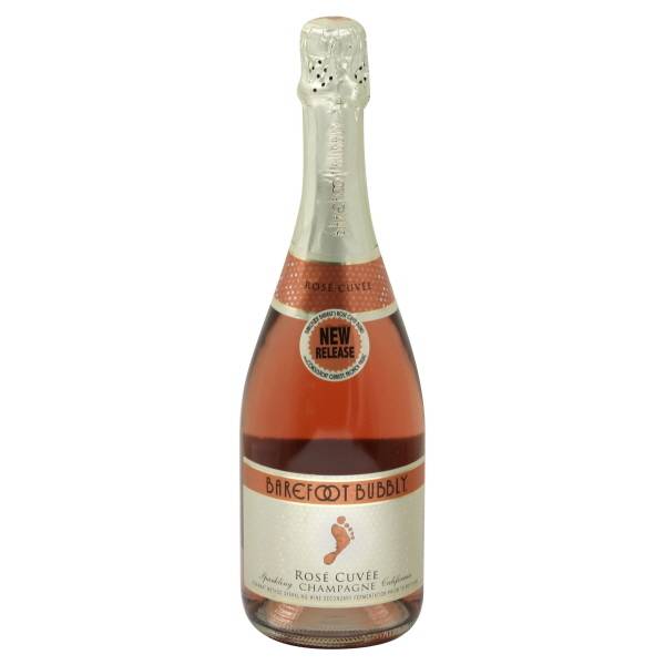 Barefoot Bubbly Brut Rose Wine (750 ml)