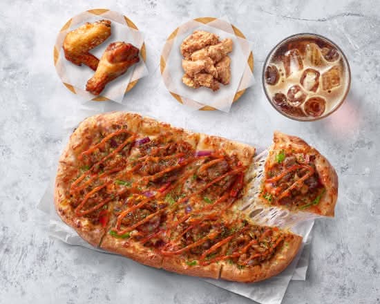 ⭐熱銷推薦⭐韓式雙醬雪花牛手工義式薄比薩【豪華個人套餐】