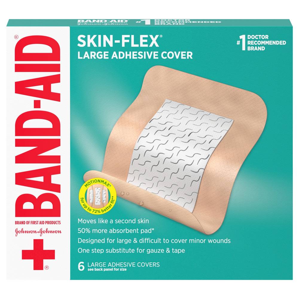 Band-Aid Skin-Flex Wound Covers, Large