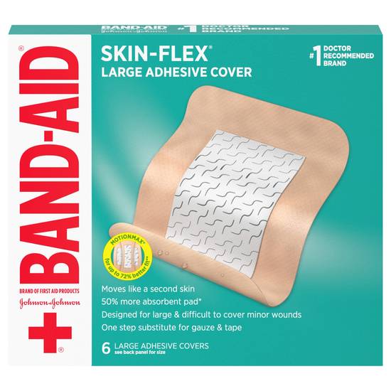 Band-Aid Skin-Flex Wound Covers, Large