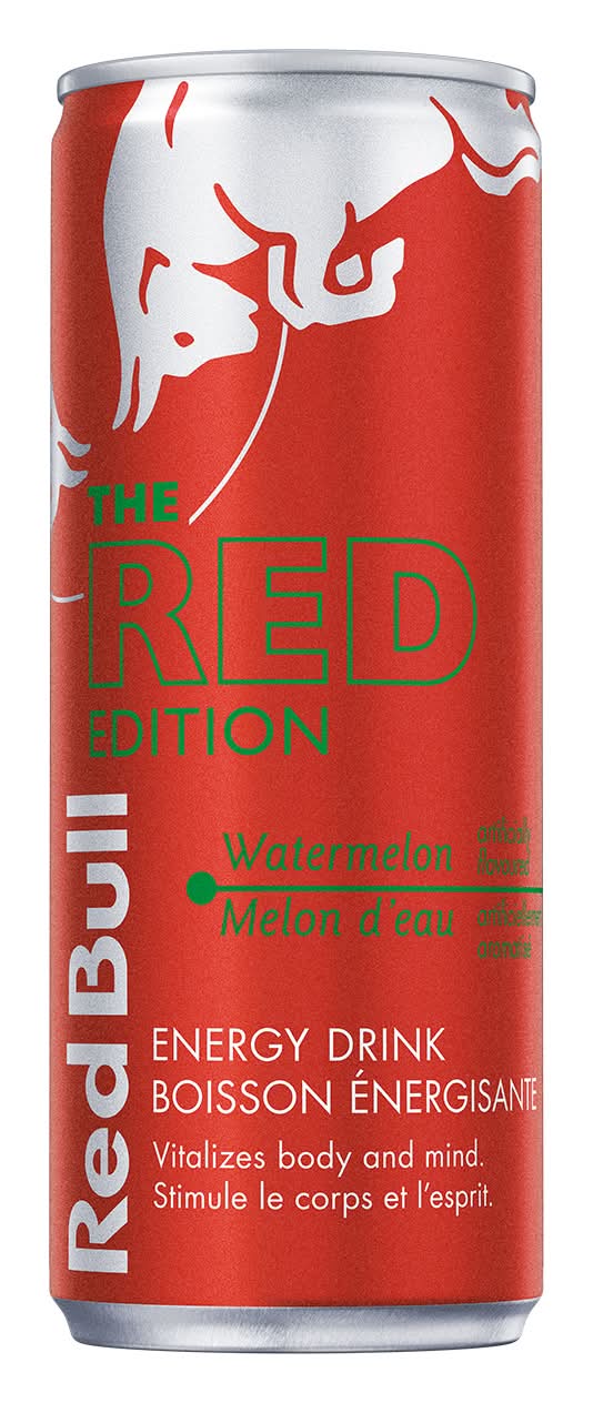 Red Bull The Red Edition Energy Drink, Watermelon (250 ml)