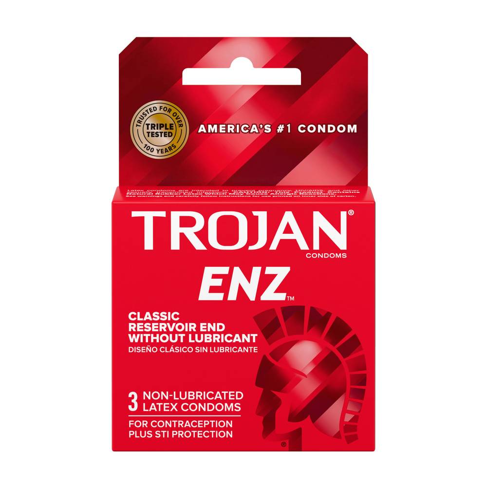 Trojan Non-Lubricated Premium Latex Condoms