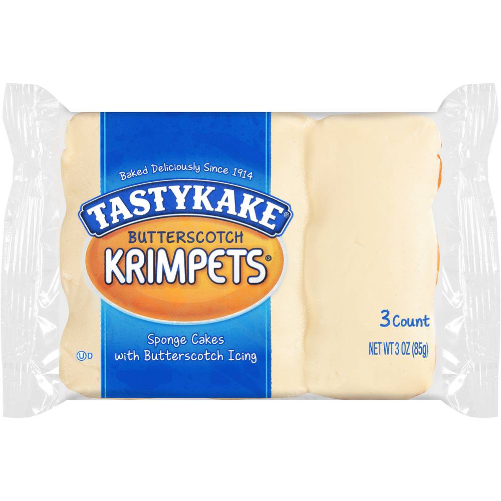 Tastykake Butterscotch Krimpets Sponge Cakes