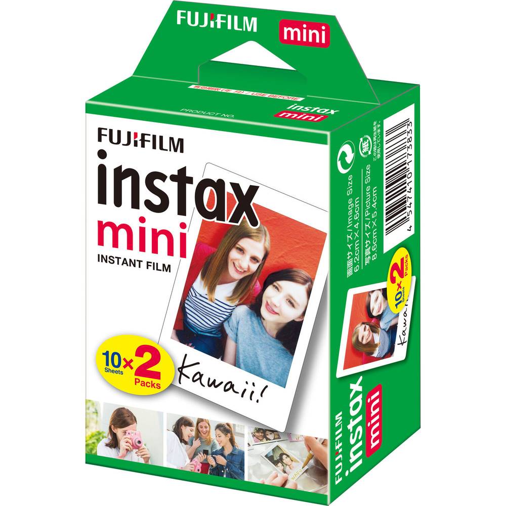 Pack de films Instax Mini 2x10 vues FUJIFILM - le paquet de 20 feuilles