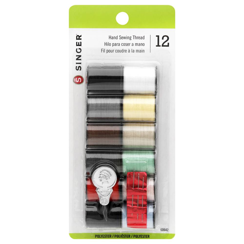 Singer Hand Sewing Thread Kit, Assorted (12 ct)