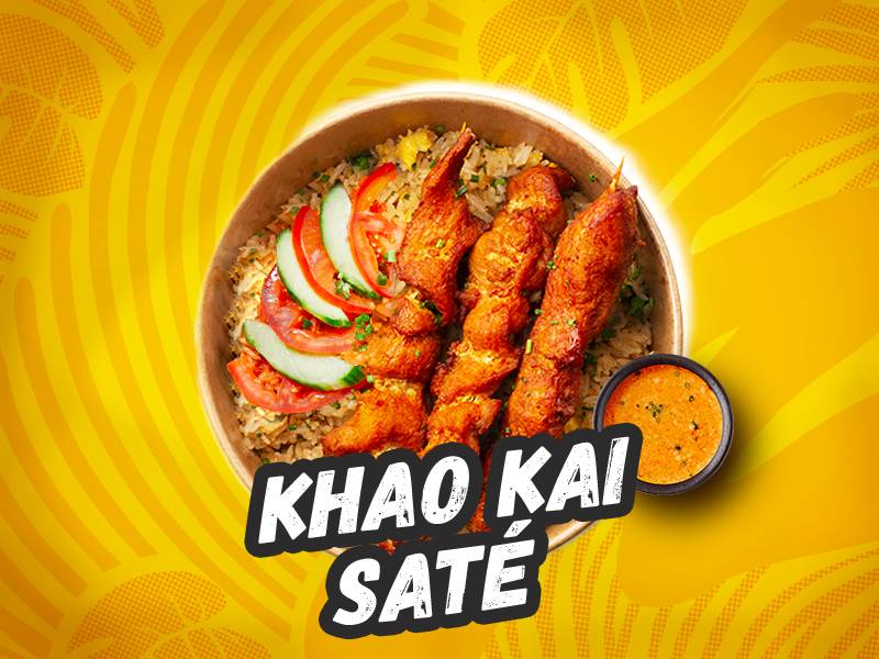 🍚🍢KHAO KAI SATAY