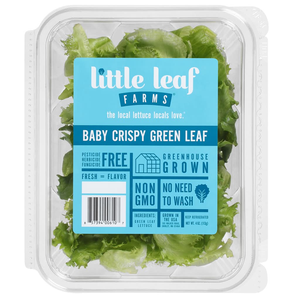Little Leaf Farms Baby Crispy Green Leaf (4 oz)