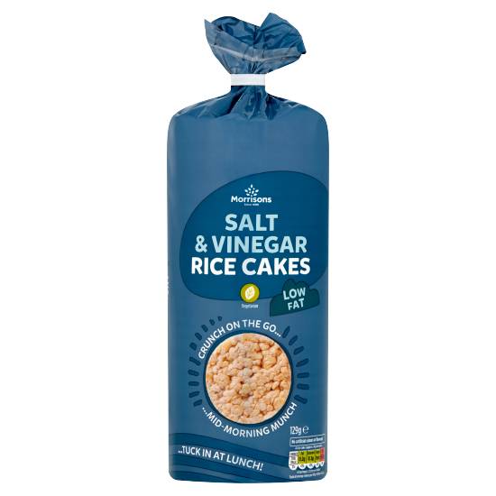 Morrisons Salt and Vinegar, Rice Cakes (129g)