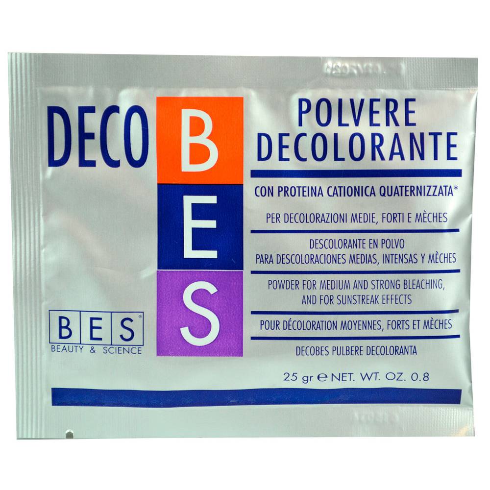 BES Beauty & Science · Deco polvo decolorante (25 g)