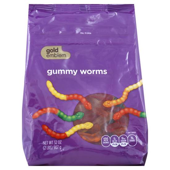 Gold Emblem Gummy Worms